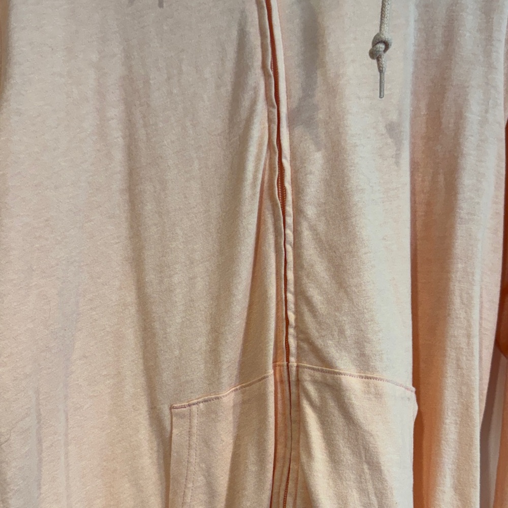 NWT Old Navy Peach Hoodie Zip Jacket sz XL - Picture 3 of 6